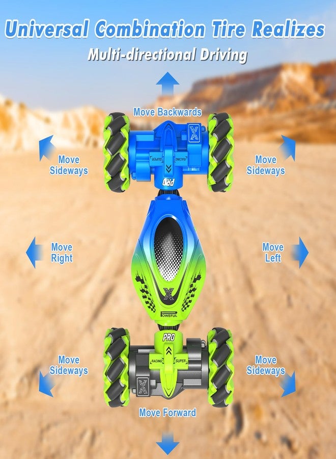 Fosgoit Gesture RC Car, 2.4GHz 4WD Gesture Sensing RC Stunt Car Toys for 6-12 Years Old Boys Girls, Hand Controlled Remote Drift Twist Offroad 360° Rotation with Lights Music for Birthday Gifts - Image 4
